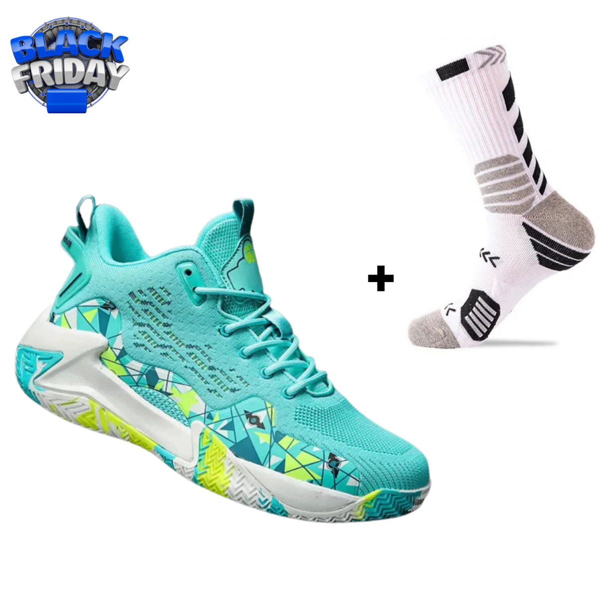 BF - Vivazz DynaDunk Original Basketball Shoes + Gift Socks