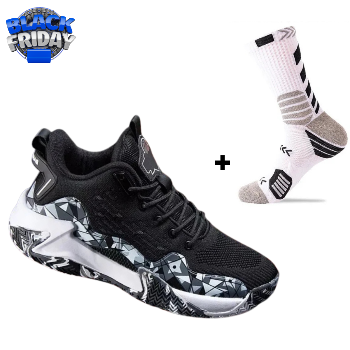 BF - Vivazz DynaDunk Original Basketball Shoes + Gift Socks