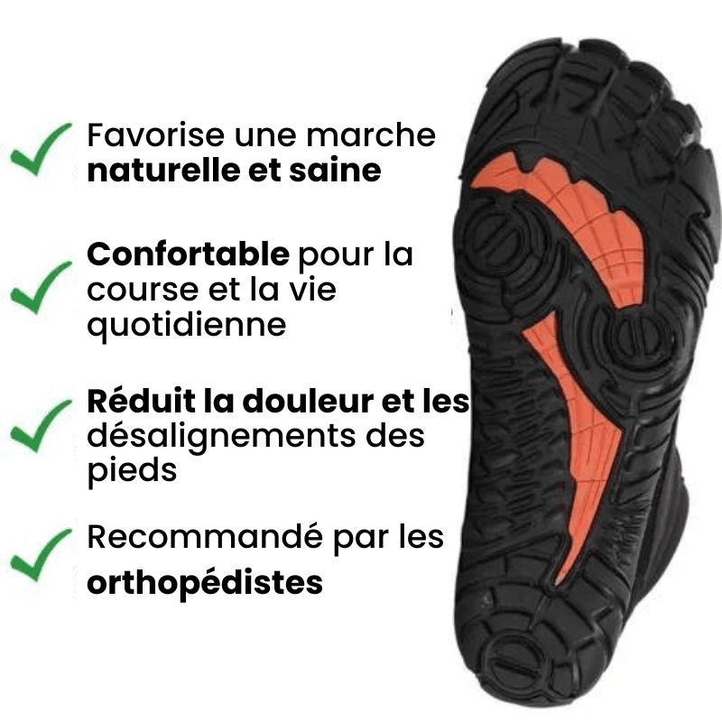 Chaussures Sports Unisexes Nu-Pieds | Antidérapantes - Vivazz Sport