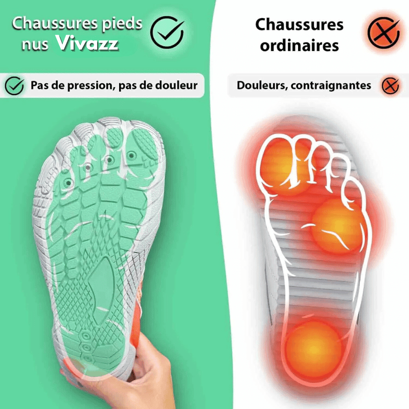 Chaussures Sports Unisexes Nu-Pieds | Antidérapantes - Vivazz Sport