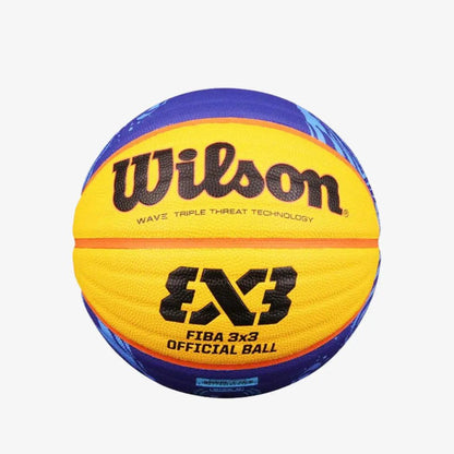 Wilson FIBA Professional Yellow Leather Basketball - Vivazz Sport