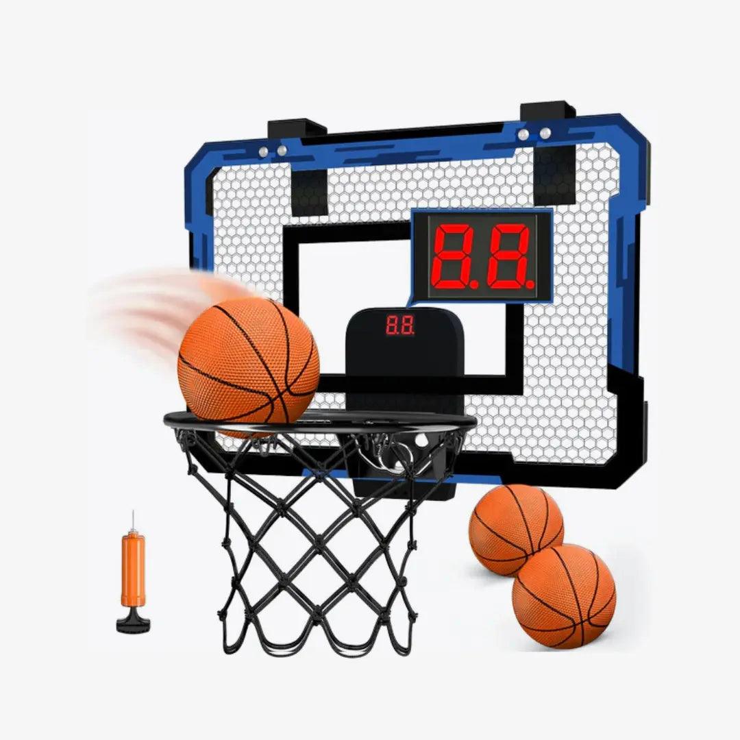 Portable Basketball Hoop with Scoreboard + 3 Free Balls - Vivazz Sport