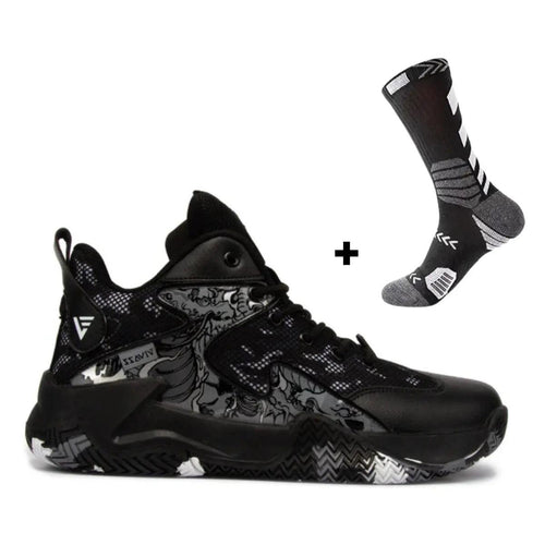 BF - Basketball and Volleyball Shoes Graphite 3.0 + Free Socks - Vivazz Sport