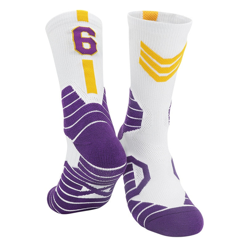 Professional High-Cut Basketball Socks