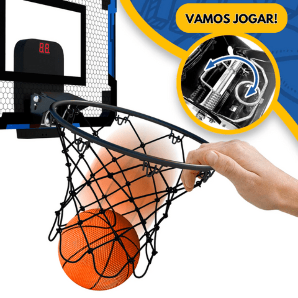 Portable Basketball Hoop with Scoreboard + 3 Free Balls - Vivazz Sport