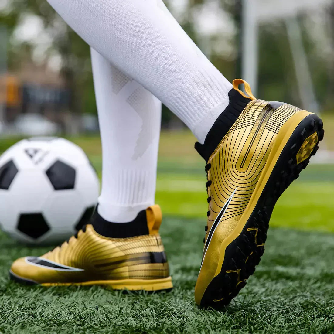 Vivazz Turf Football Boots - GoldenX