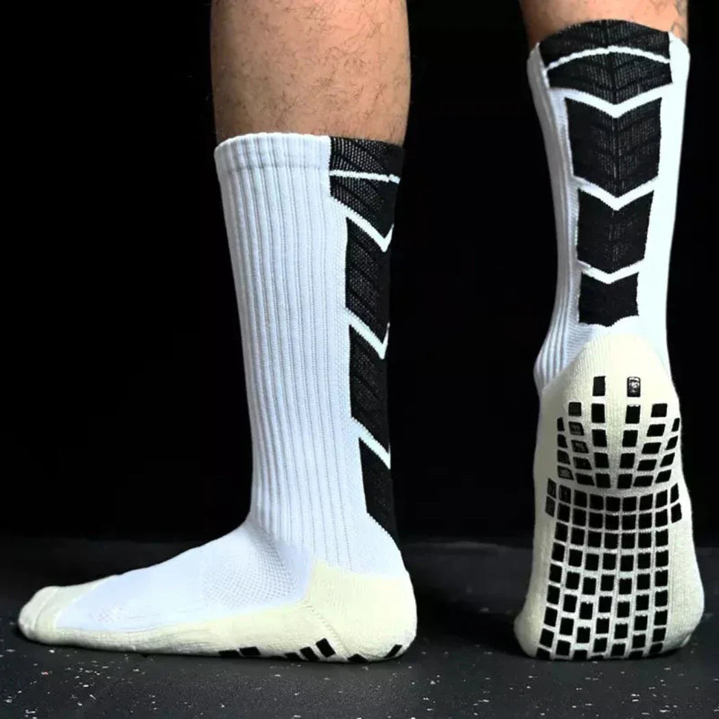 Kit of 3 Pairs of Professional Mid-Cut Anti-Slip Sports Socks | Vivazz Sport